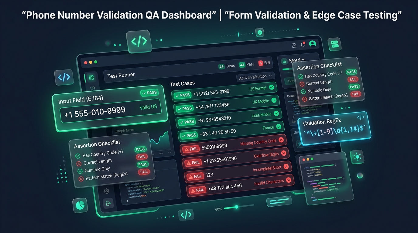 How to Test Phone Number Validation